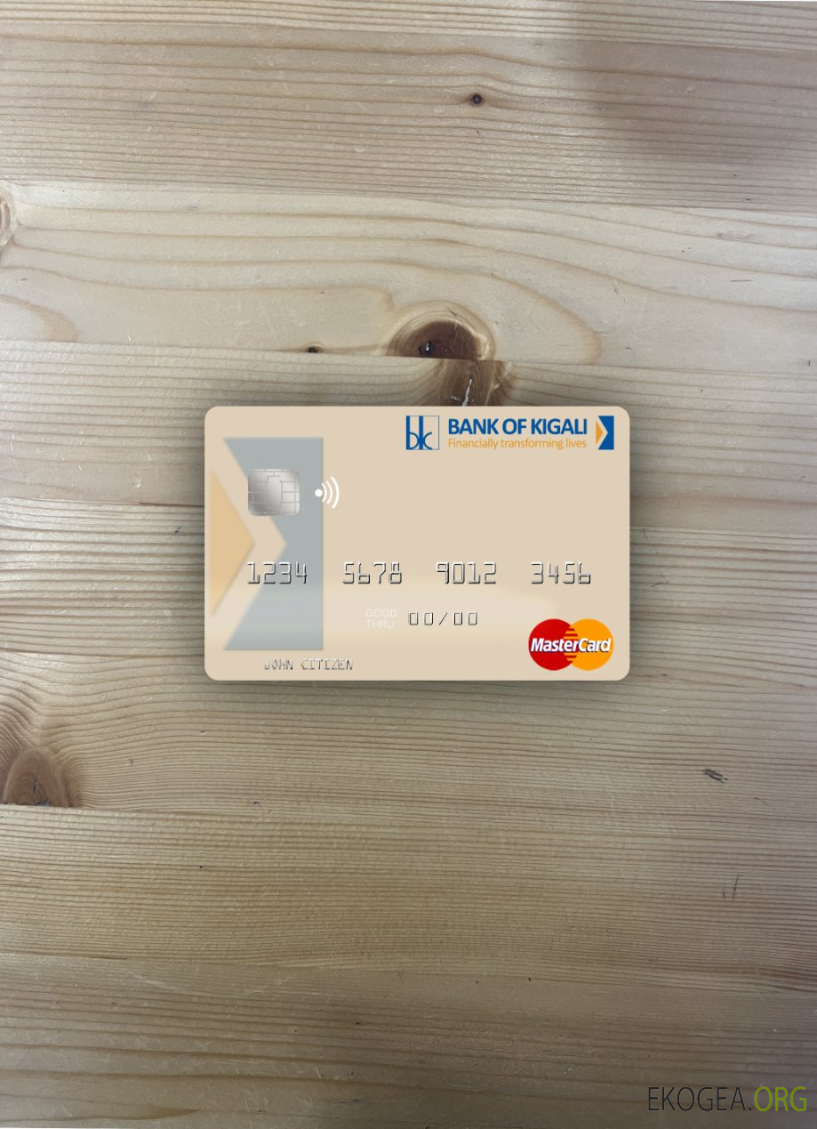 Photolook mastercard de la Banque Rwandaise de Kigali